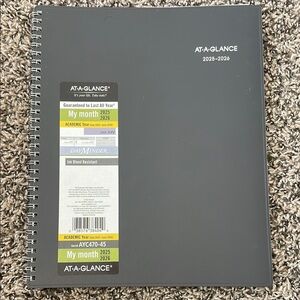 At-A-Glance Gray Academic Home Office Planner